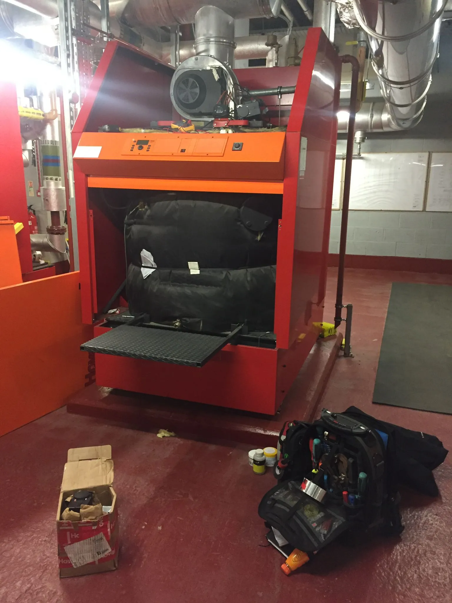 emergency heating engineer Harold Wood, RM3